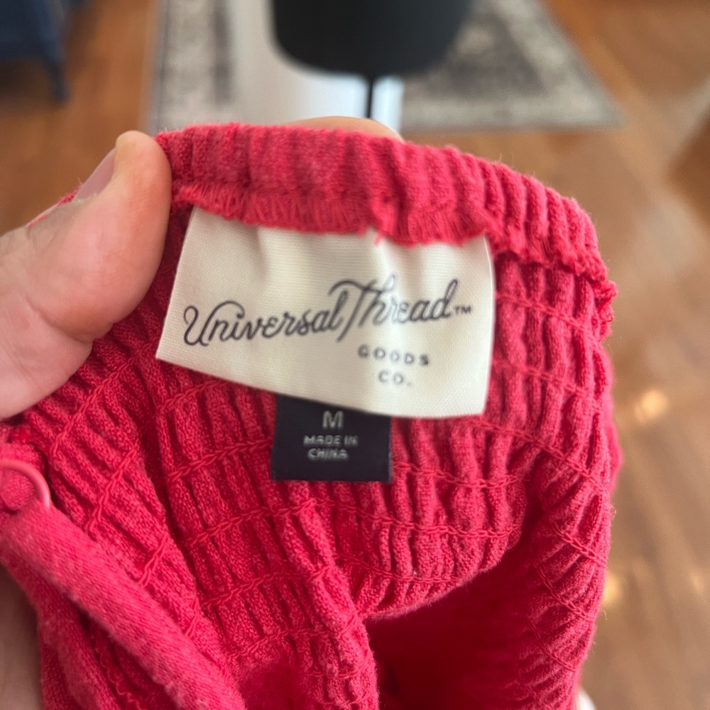 Universal Thread Linen Blend Button Front Stretch… - image 6